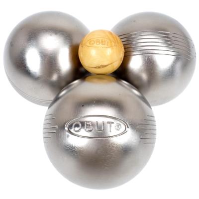 Boules de pétanque obut loisir inox side 73 mm 78783 - taille : unique
