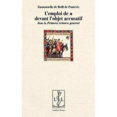 L'Emploi De A Devant L'Objet Accusatif