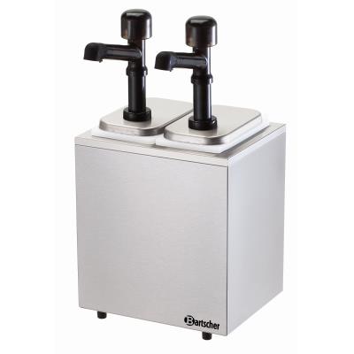 Pompe à sauce 2 pompes avec 2 bacs x 3,3L