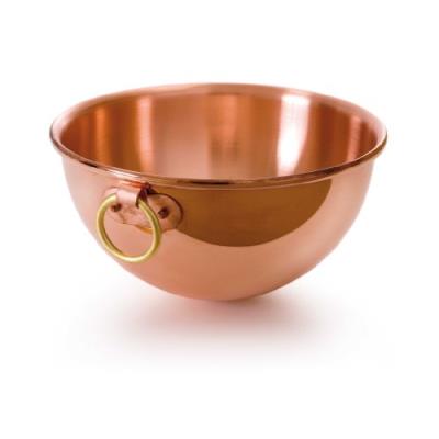 Bassine à blanc d'oeuf à anneaux Mauviel cuivre 20cm - M'Passion