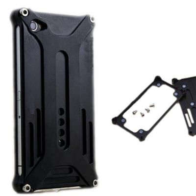 Coque de protection Aluminum antivol pour Sony xPeria E1 -noir