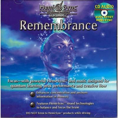 CD audio Remembrance Mémorisation