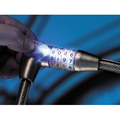 Burg wächter cadenas double lumineux noir bleu 230 65 l
