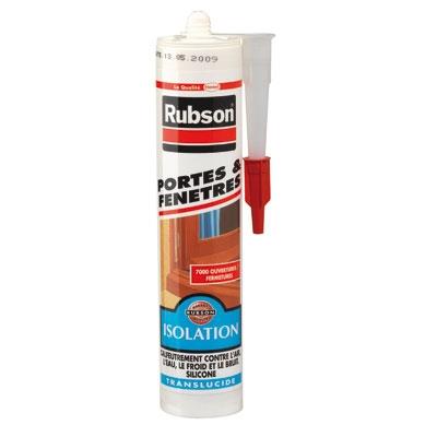 Mastic élastomère silicone mono composant - Isolation - 310 ml - RUBSON