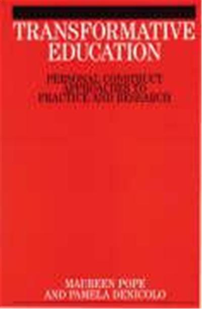 Transformative Education: Personal Construct Approaches OT Practice and Research
