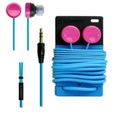 Zumreed / Poppin Bi-Color Earbud Earphones, Blue (japan import)