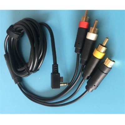 Cable AV S-video pour PSP 2000 / 3000 (brancher PSP sur TV)
