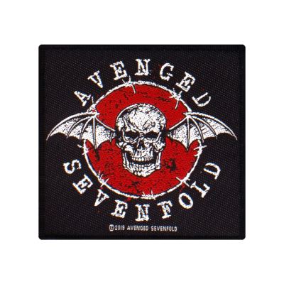 Avenged Sevenfold Patch Distressed Skull 10 x 9,5 cm