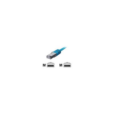 Cable - equip - Réseau RJ45 S/FTP C6 0,25m Bleu HF