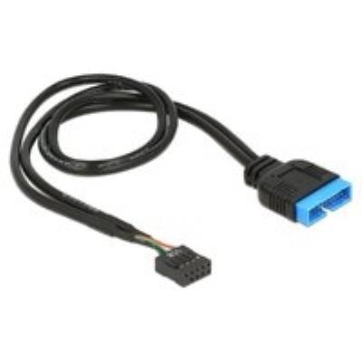 Delock cable usb 3.0 pinheader st > usb 2.0 pinheader bu 45c - 83776 delockkabel 83777