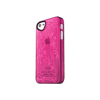 Itskins INK - Beschermende bedekking voor mobiele telefoon - thermoplastic polyurethaan (TPU) - roze - voor Apple iPhone 5c