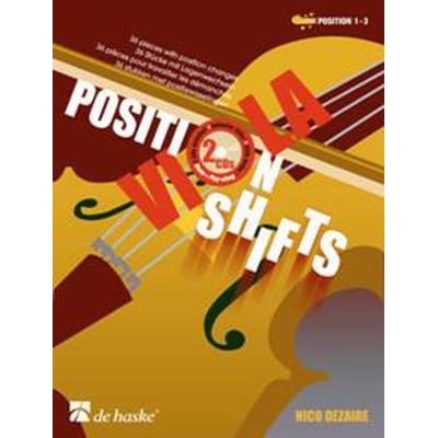 Méthodes et pédagogie DEHASKE DEZAIRE NICCO - VIOLA POSITION SHIFTS + CD - ALTO Alto