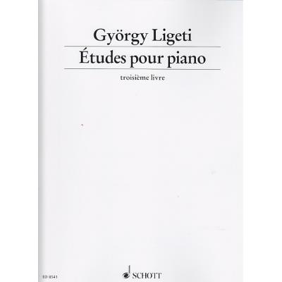 Partitions classique SCHOTT LIGETI GYORGY - ETUDES POUR PIANO - TROISIEME LIVRE Piano