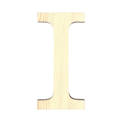 Lettre I - Hauteur 11,5 cm - Bois découpé