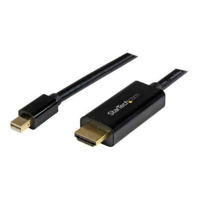 StarTech.com Mini DisplayPort-naar-HDMI-converterkabel - 1 m - 4K - videokabel - DisplayPort / HDMI - 1 m