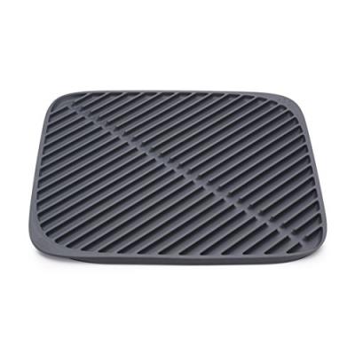Joseph joseph 5028420850871 flume tapis egouttoir petit modèle silicone gris 31,5 x 31,5 x 0,95 cm