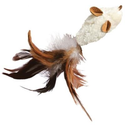 Kong feather mouse - jouet à herbe à chat rechargeable