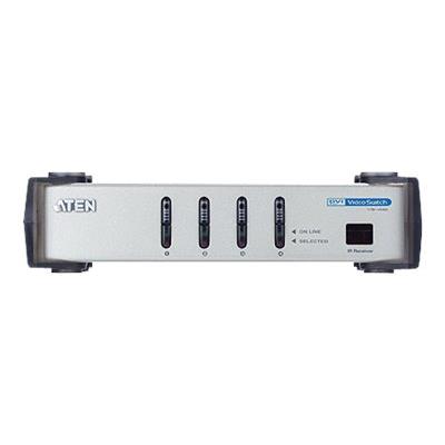 ATEN VS-461 - beeldscherm / audio-schakelaar - 4 poorten - desktop