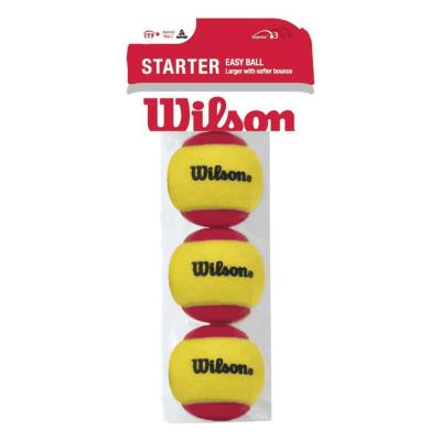 Wilson kit 3er balles de tennis rouge