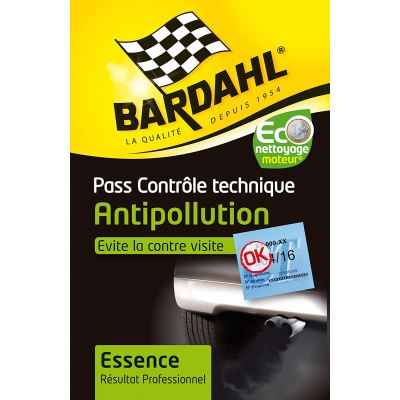 Bardahl 9044 PASS'CONTRÔLE Technique Anti-Pollution Essence