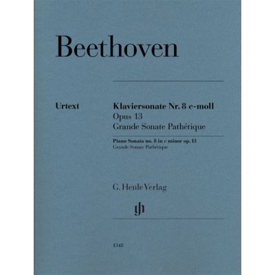 Beethoven Ludwig van - Sonate N8 Opus 13 en do mineur dite Grande sonate pathétique --- Piano