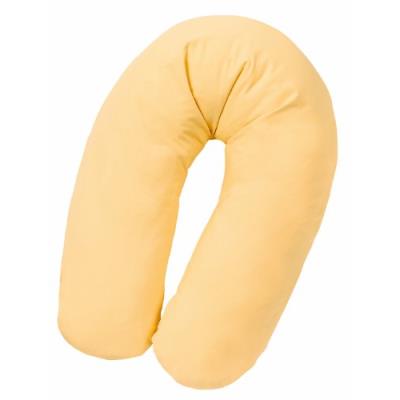 Julius zöllner coussin d'allaitement - rempli de perles - jaune