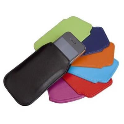 Alassio housse pour smartphoe pour iphone 3 4 4s, rouge housse en cuir,doublure en laine polaire pour une protection optimale, s