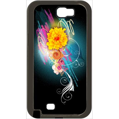 Coque samsung note 2 flower vector designs