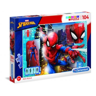 Clementoni puzzle supercolor Spider-Man 104 pièces