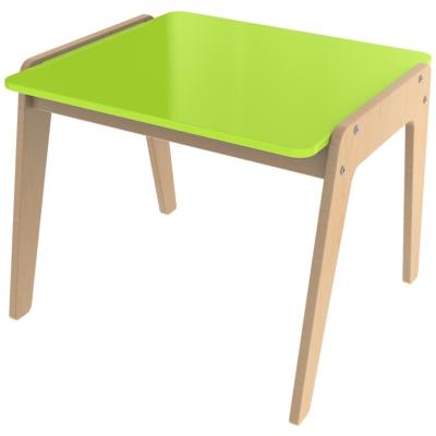 Table en bois pour enfants Vert, 46 x 63 x 51 cm -PEGANE-