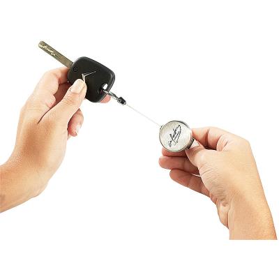 Mini porte-clés zip de luxe