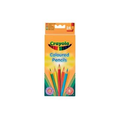 Crayola - loisir créatif - 24 crayons de couleur triangulaires
