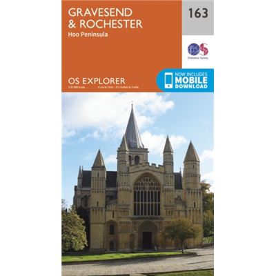 Os Explorer Map (163) Gravesend And Rochester (Map)