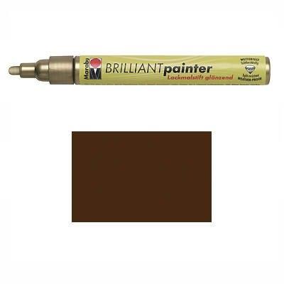 Marabu feutre laque brilliant painter, noir mr012135073