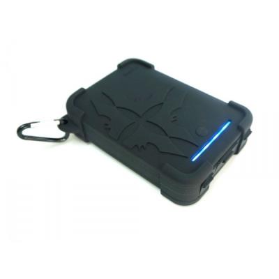 Ibattz - 12000mah powerbank - solide battstation mobile pro - antichoc et projections ib-pwb-blk-a2