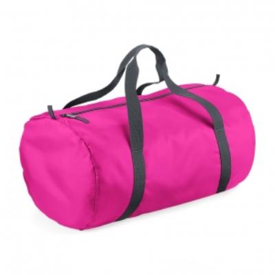 Sac de voyage toile ultra léger pliant - Packaway Barrel Bag - BG150 - rose fuschia