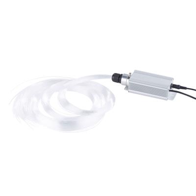 Ciel étoilé télécommandé en fibre optique et LED RVB - 100 tiges