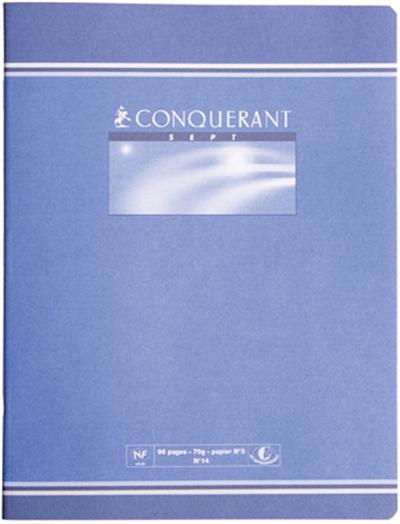 Conquerant - Cahier Piqures Petit Carreaux 17x22 96p 70g