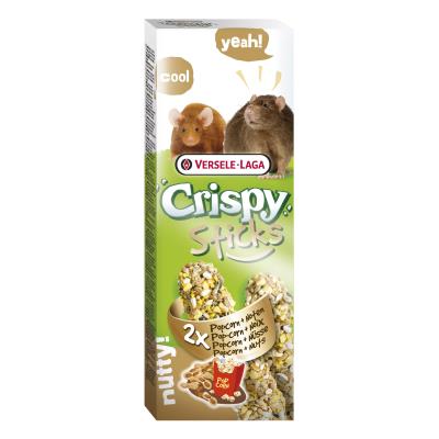 Crispy sticks pop corn et noix versele laga pour rongeurs