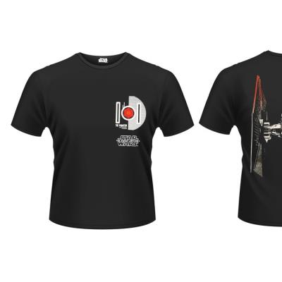 Star Wars Episode VII - T-Shirt Tie-Fighter Approaching Rear (S)