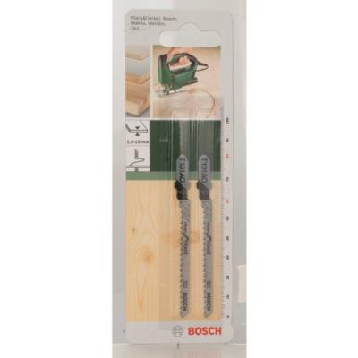 Bosch 2609256723 Hcs - T 101 Ao Lame De Scie Sauteuse Pour Coupe Courbe Epaisseur 1,5-15 Mm Longueur 82 Mm