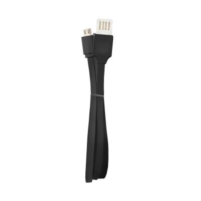 Usb a mâle qoltec câble double face plug micro usb mâle appartement 1.0m 50534