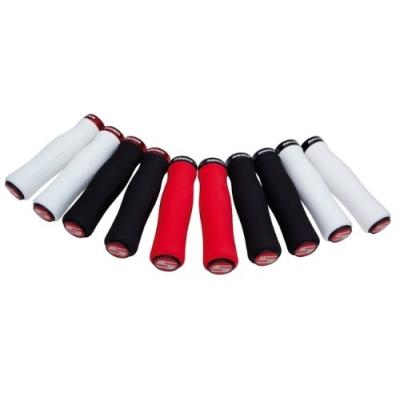 Sram paire de grips contour mousse lock-on noir rouge