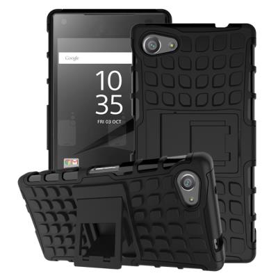 Coque TPU Two Pieces pour SONY Xperia Z5 Compact - Noir