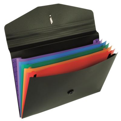 Pochette extensible 5 compartiments - Rainbow Class Viquel Noir