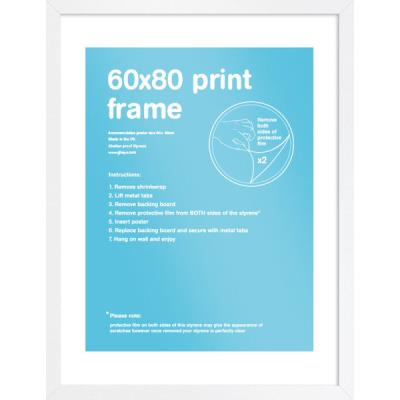 Cadre pour affiches Blanc 60x80cm - Eton
