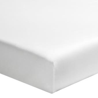 Drap housse Essix - Percale coton Drap Housse Blanc - 120 x 200 cm