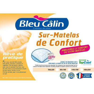 Surmatelas a Bouillir 140x190 400gr/m2 Fabrication Francaise
