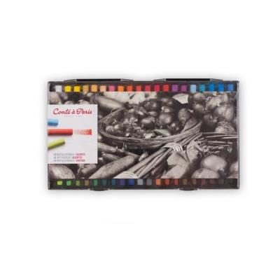 CONTE A PARIS Set de 40 Pastels Tendres Assortis