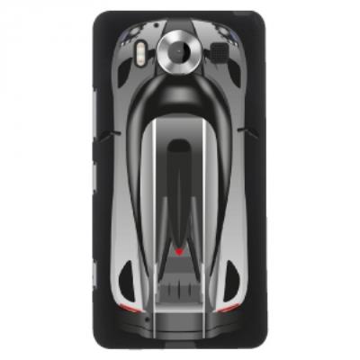 Coque souple pour Microsoft Lumia 950 avec impression Motifs voiture de course